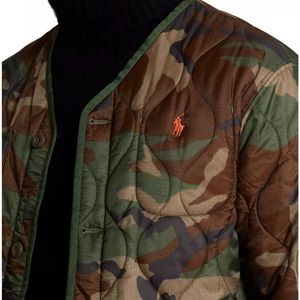 Polo Ralph Lauren Jacket Men's  S Camouflage Reversible Quilted Coat $298 NEW